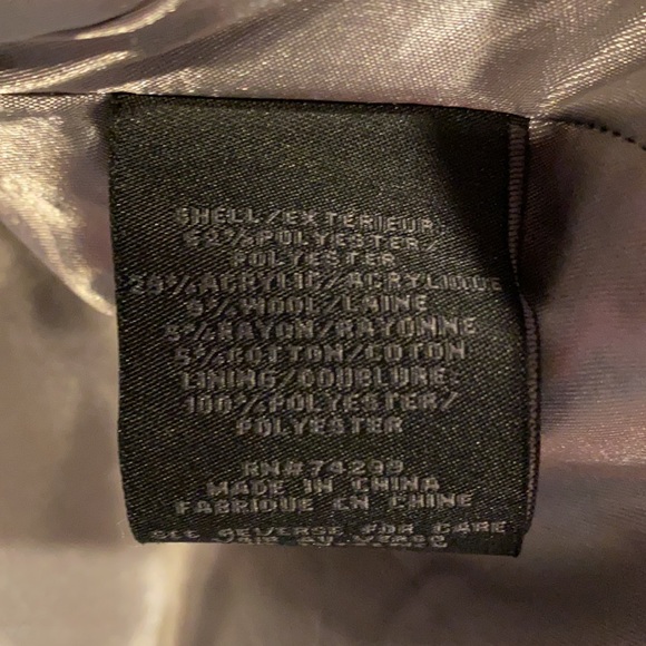 Steve Madden studded midi winter dress coat soft wool blend comfy & chic - Picture 13 of 14